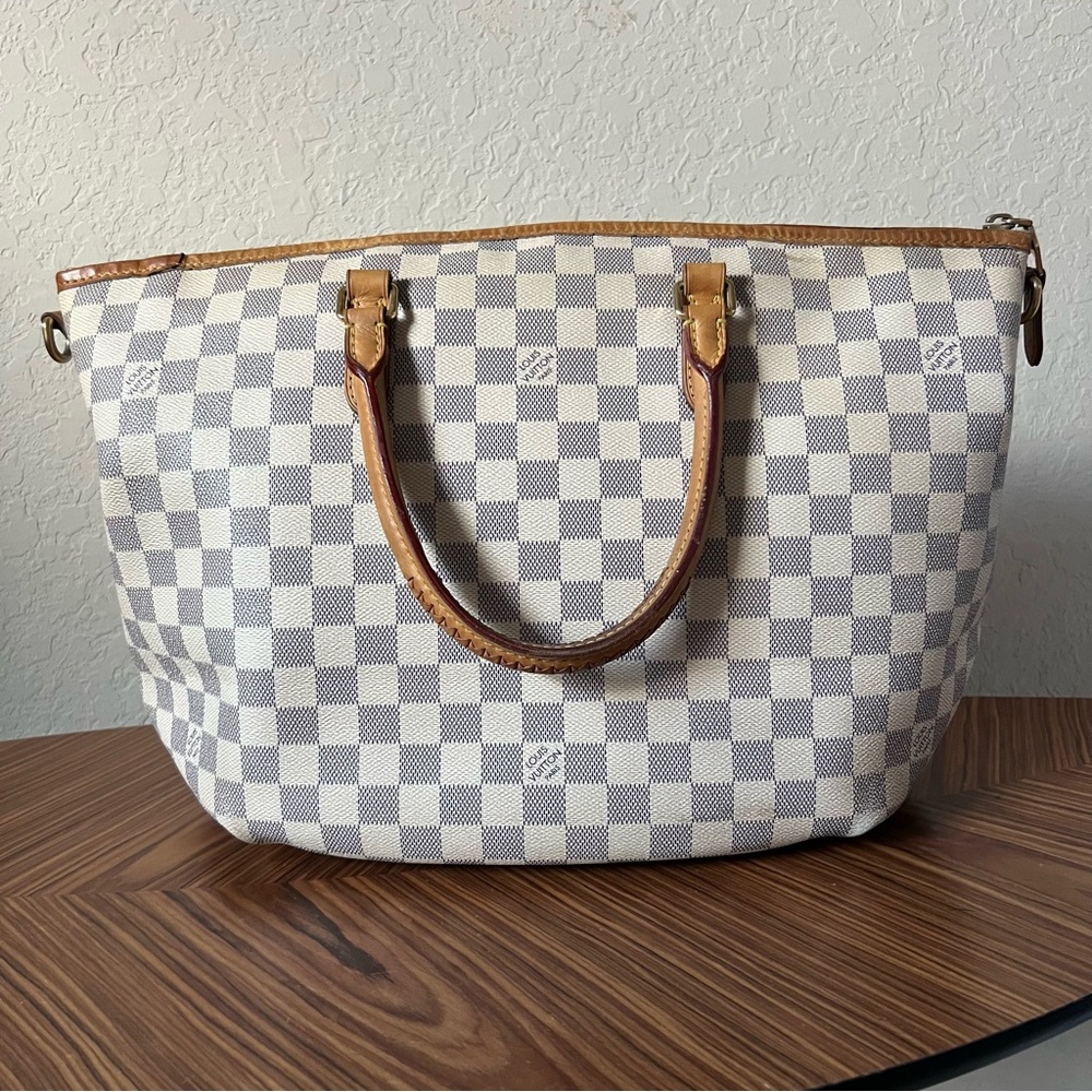 Louis Vuitton Damier Azur Riviera MM Zipper Handbag - Picture 16 of 16